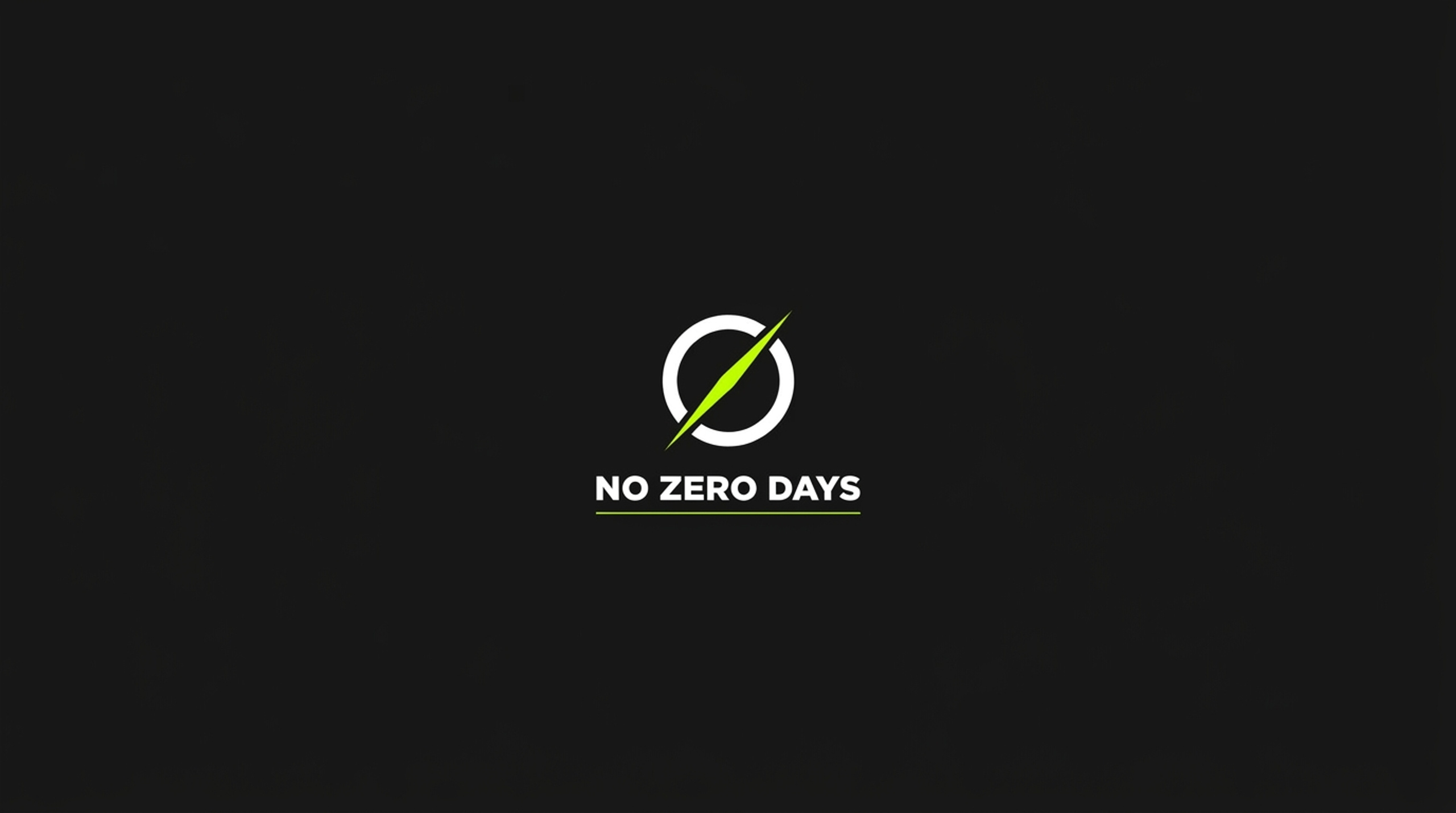 No Zero Days