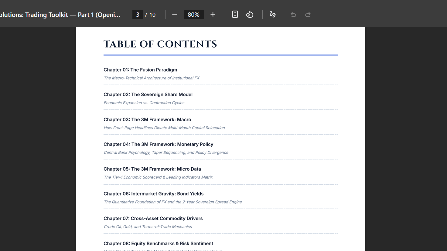 Forex Fundamentals Master Blueprint: 14-Chapter Guide preview 2