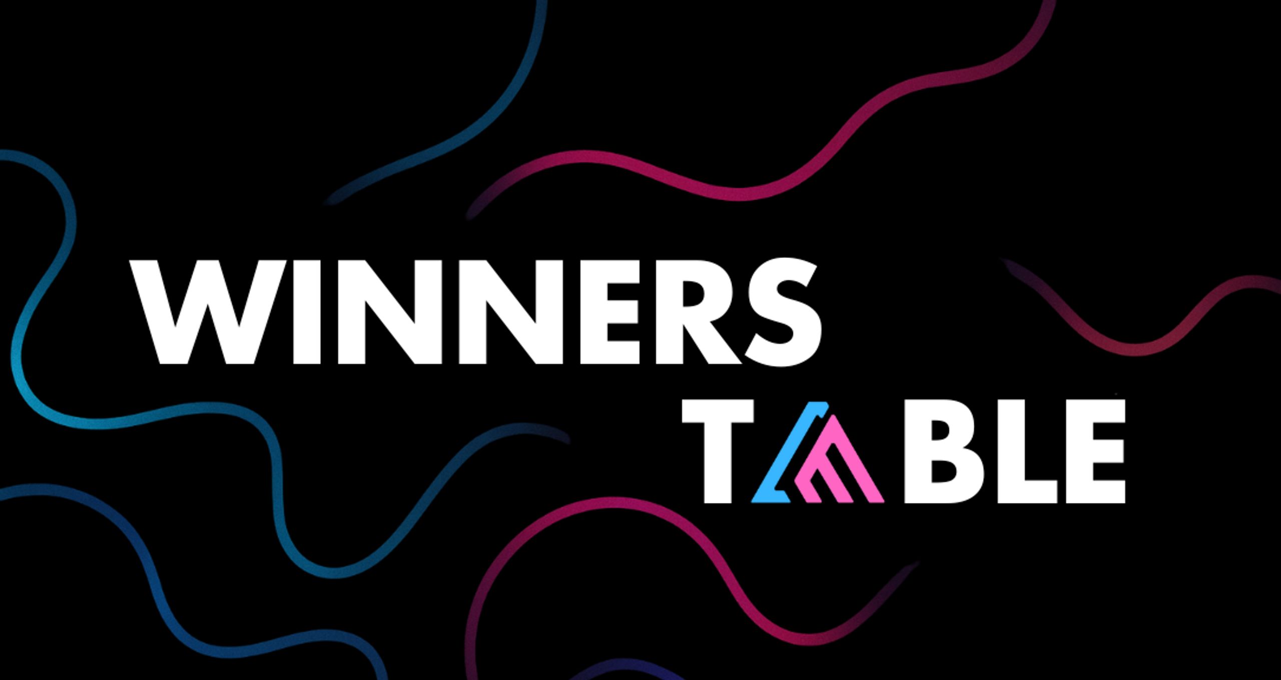 WINNERS TABLE