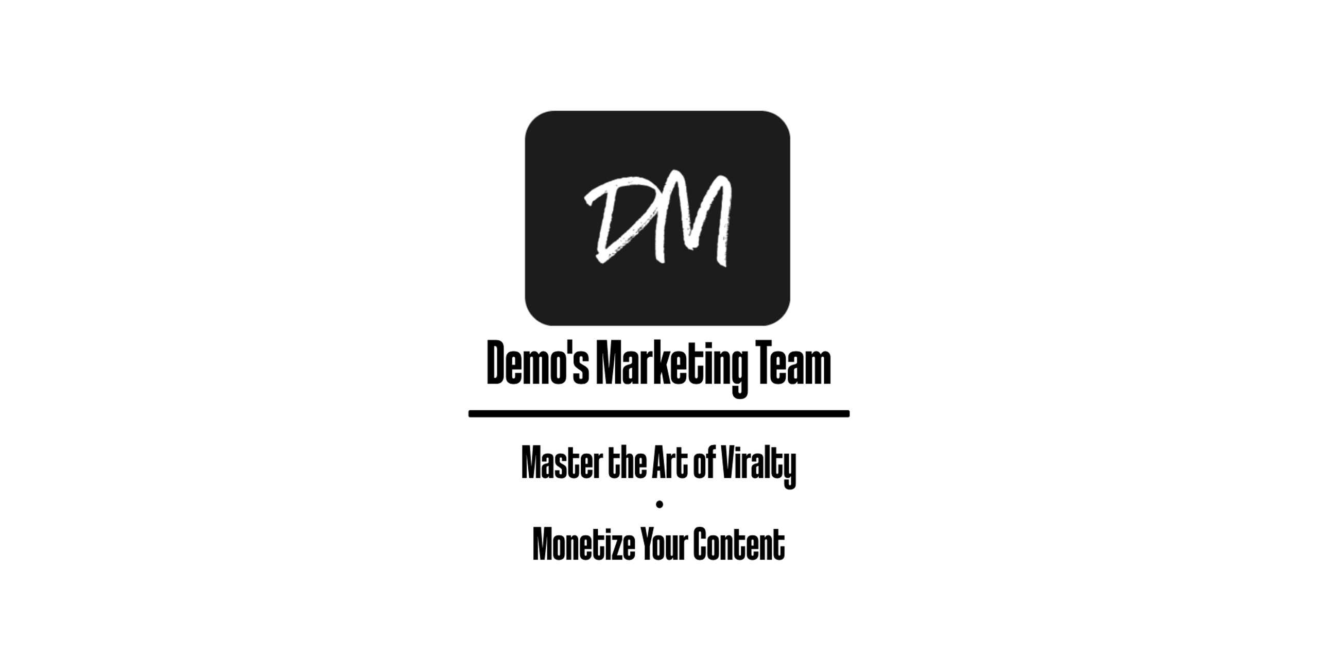 Demo's Marketing Team