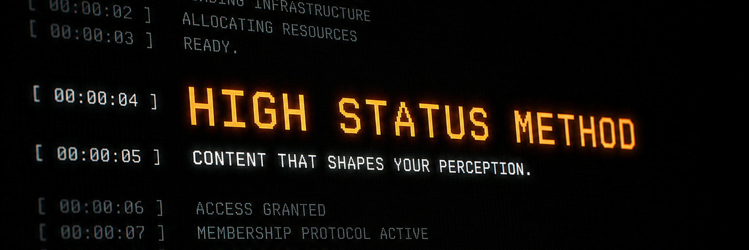 High Status Method