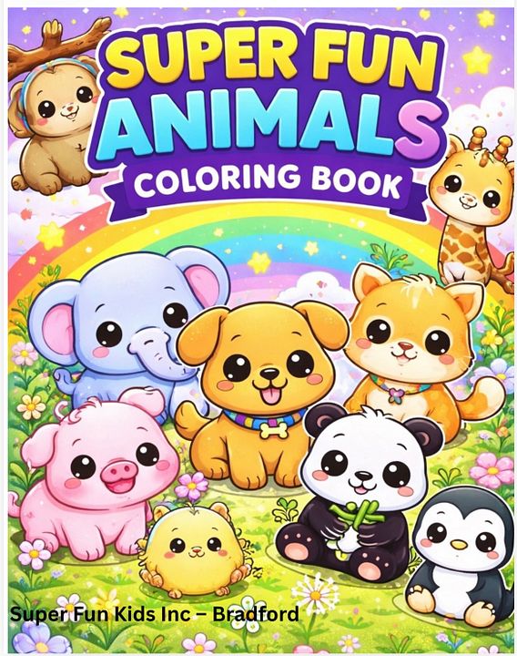 Super Fun Animal Coloring Book