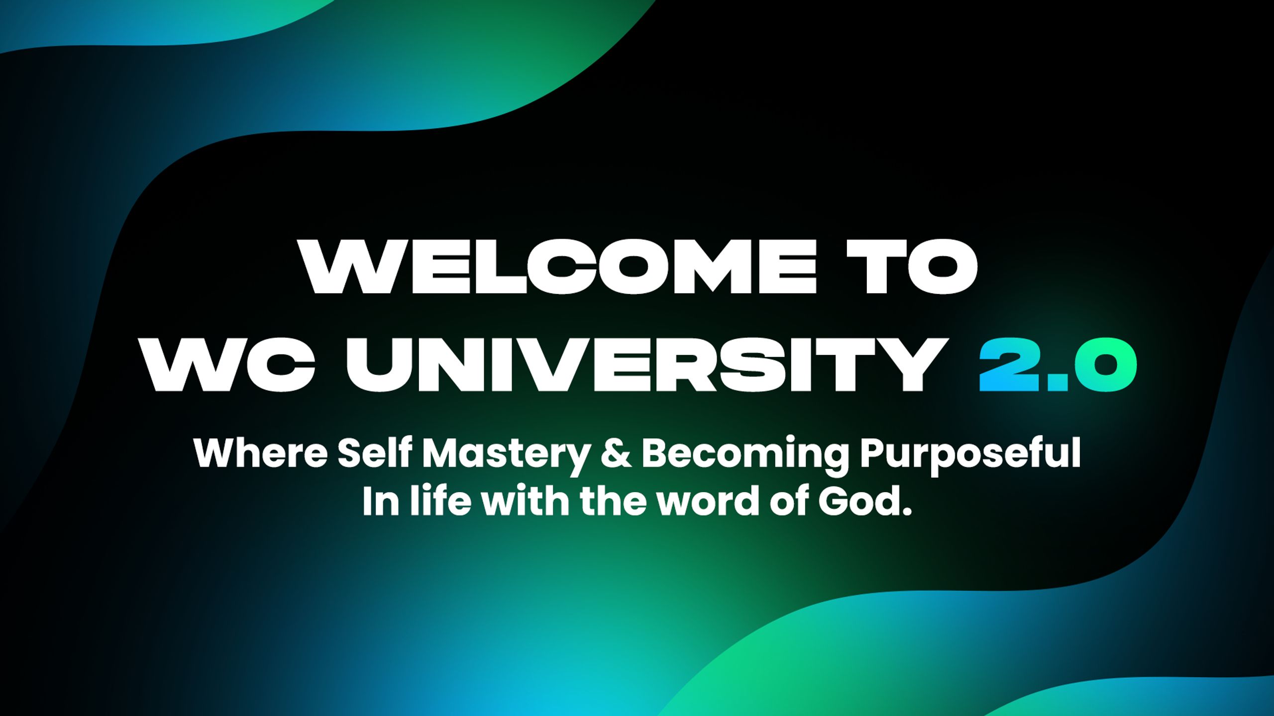 WC University 2.0!