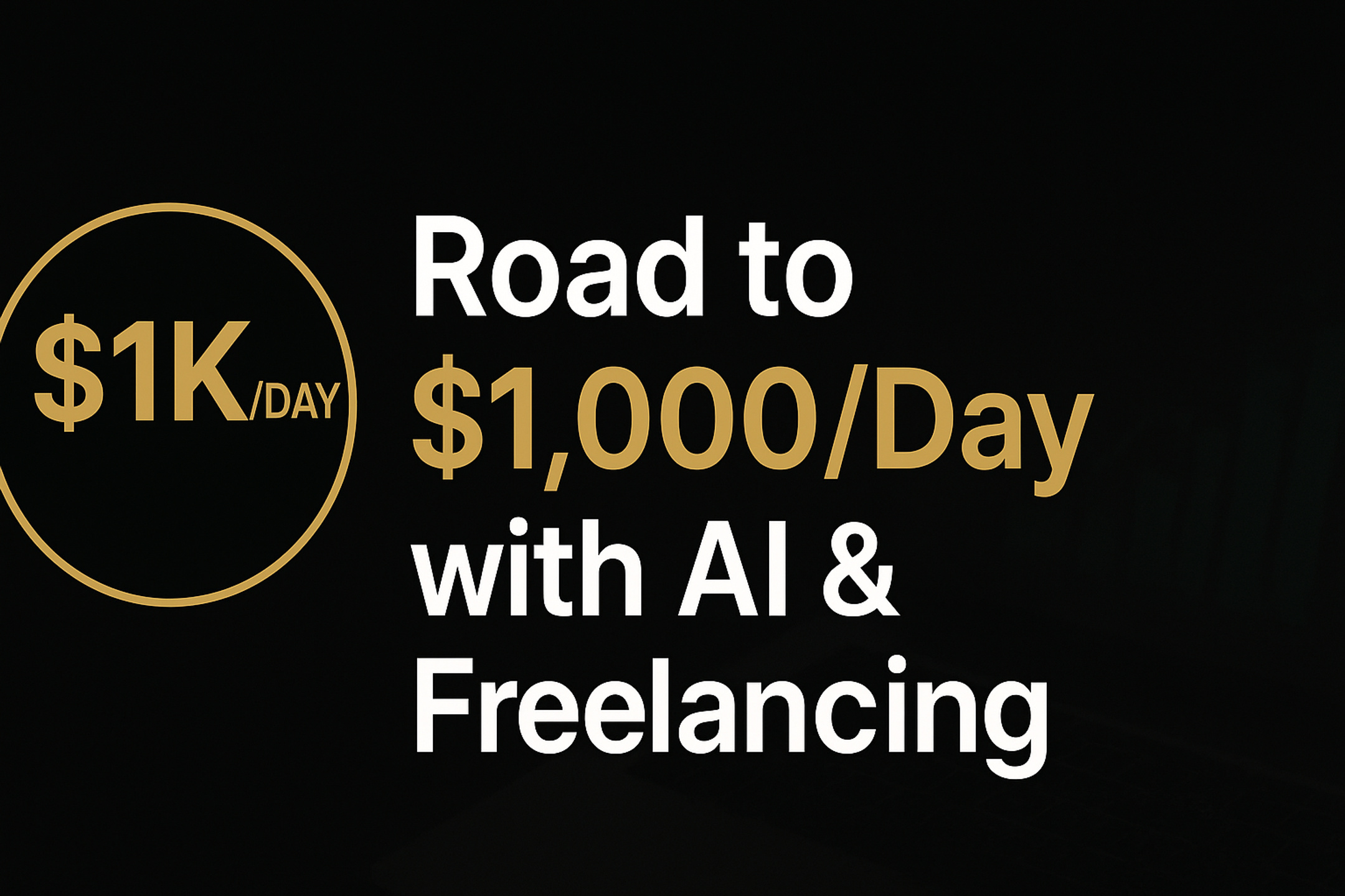 Road to $1,000/Day"