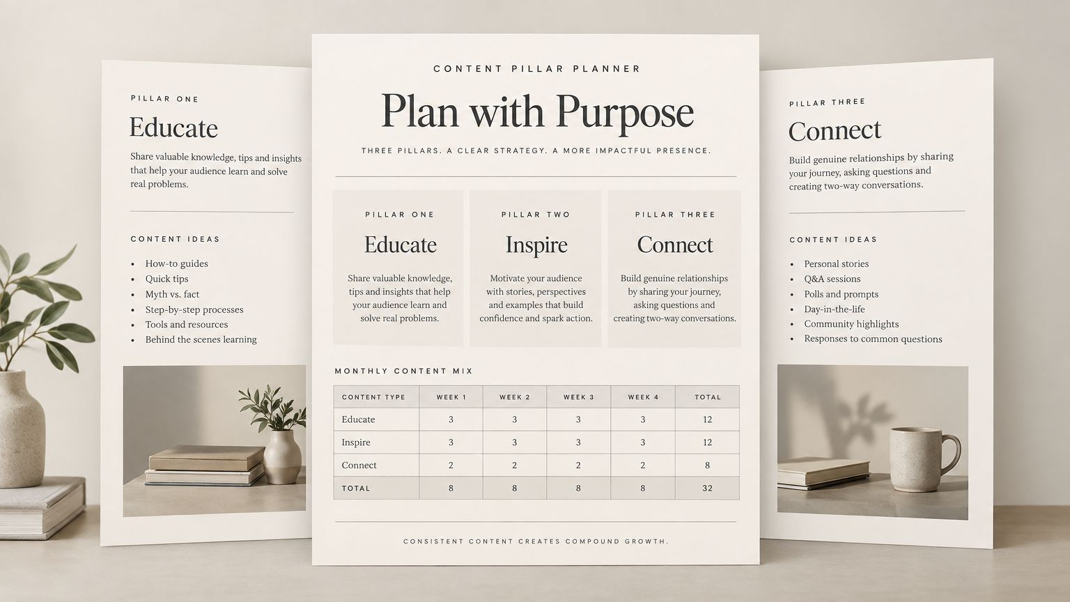 Content Pillar Planner