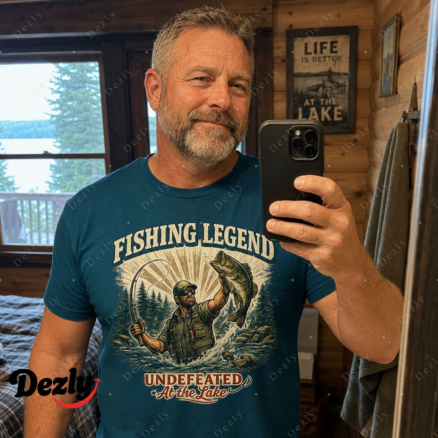 Fishing Legend SVG PNG DXF PDF · Bass Fishing T-Shirt Design for Cricut