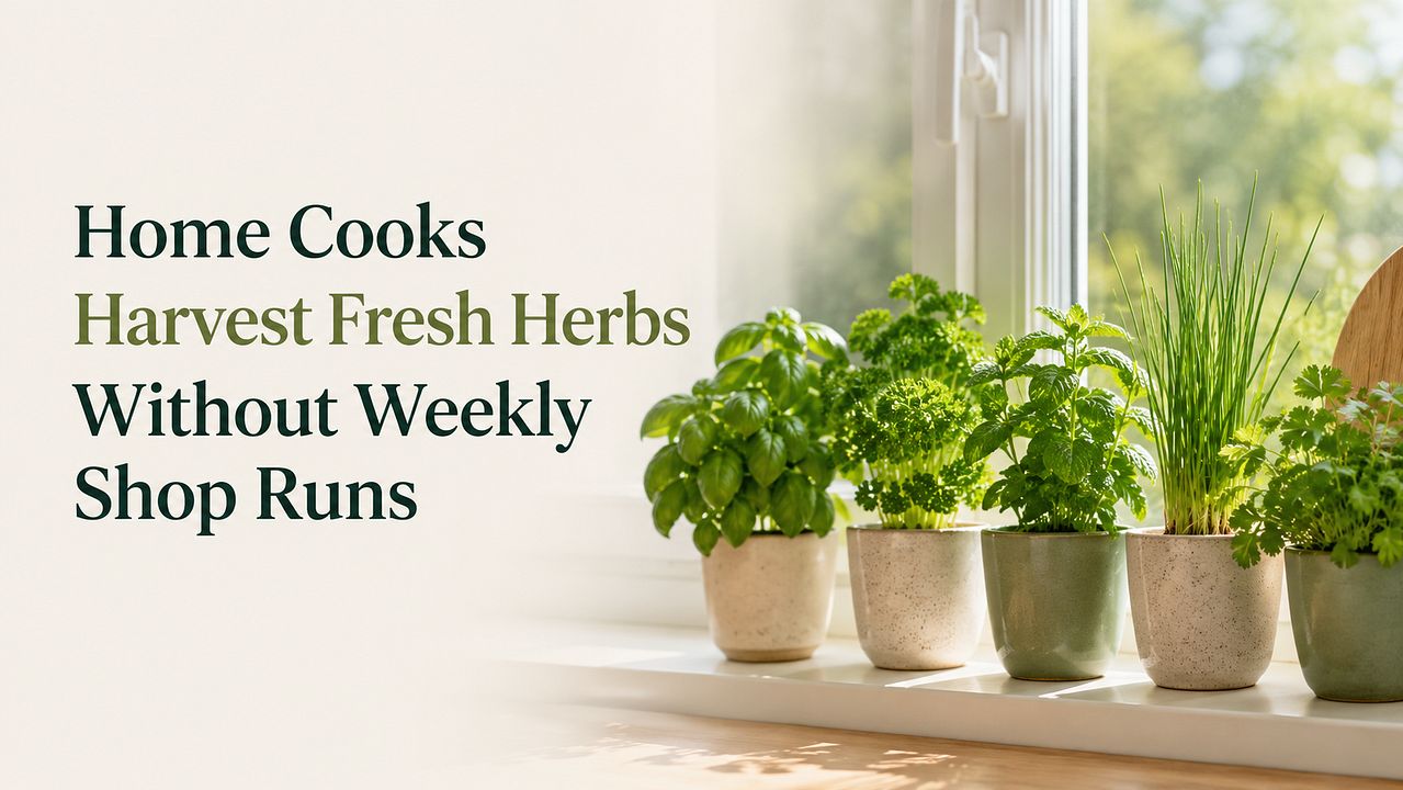 Harvest Fresh Herbs at Home