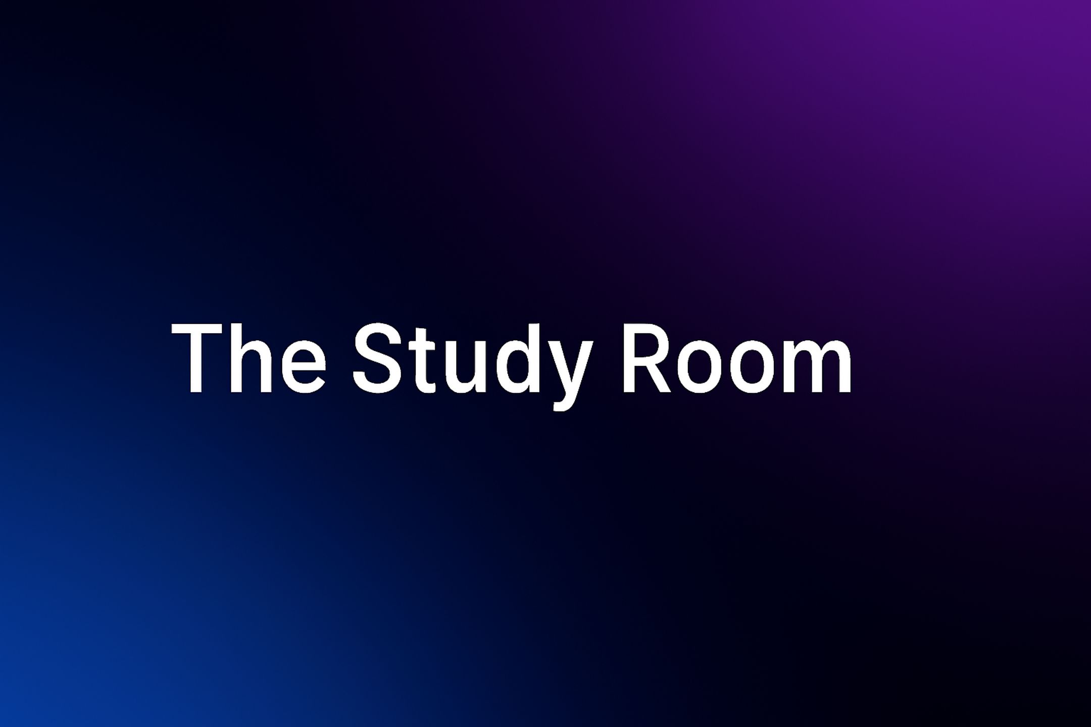 The Study Room