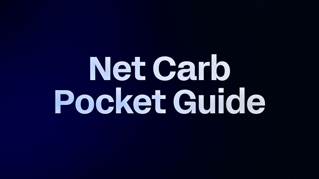 Net Carb Pocket Guide