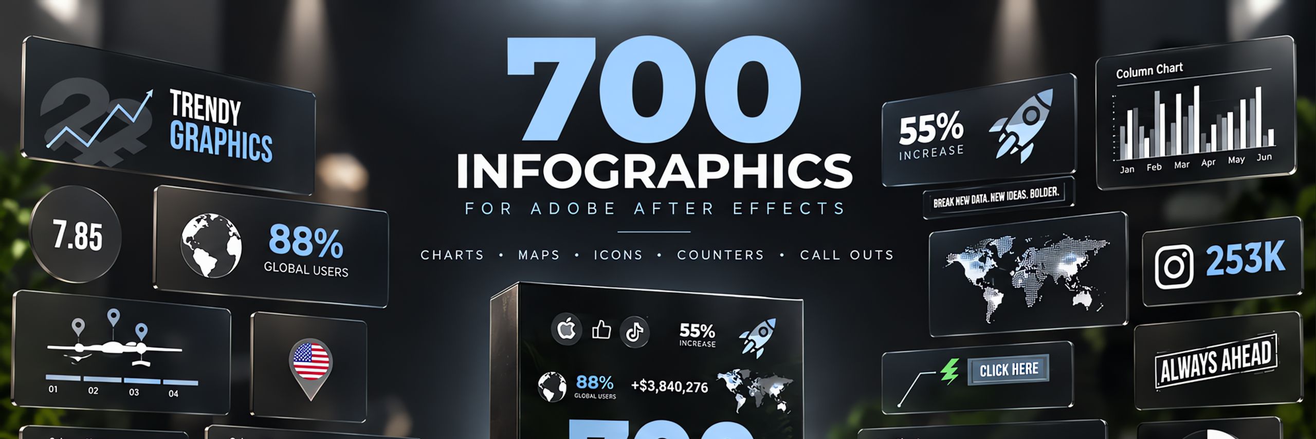After Effects Infographics Pack