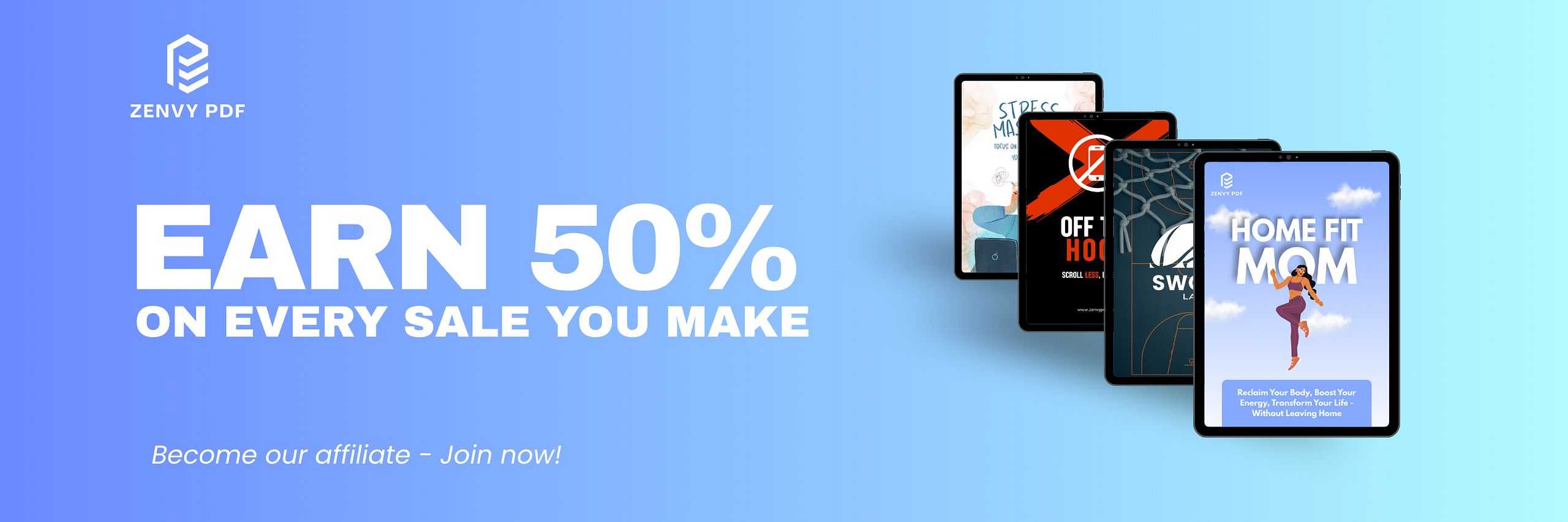 Zenvy PDF Affiliate Hub