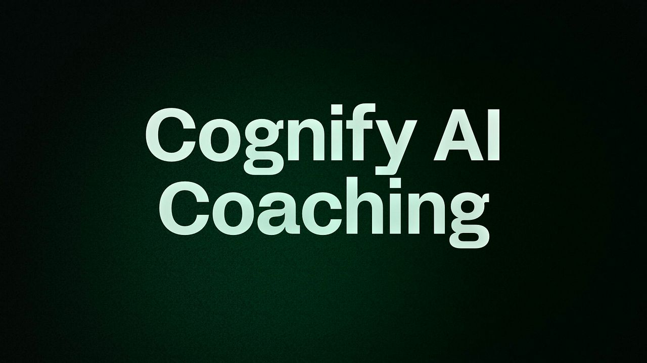 Cognify AI Coaching