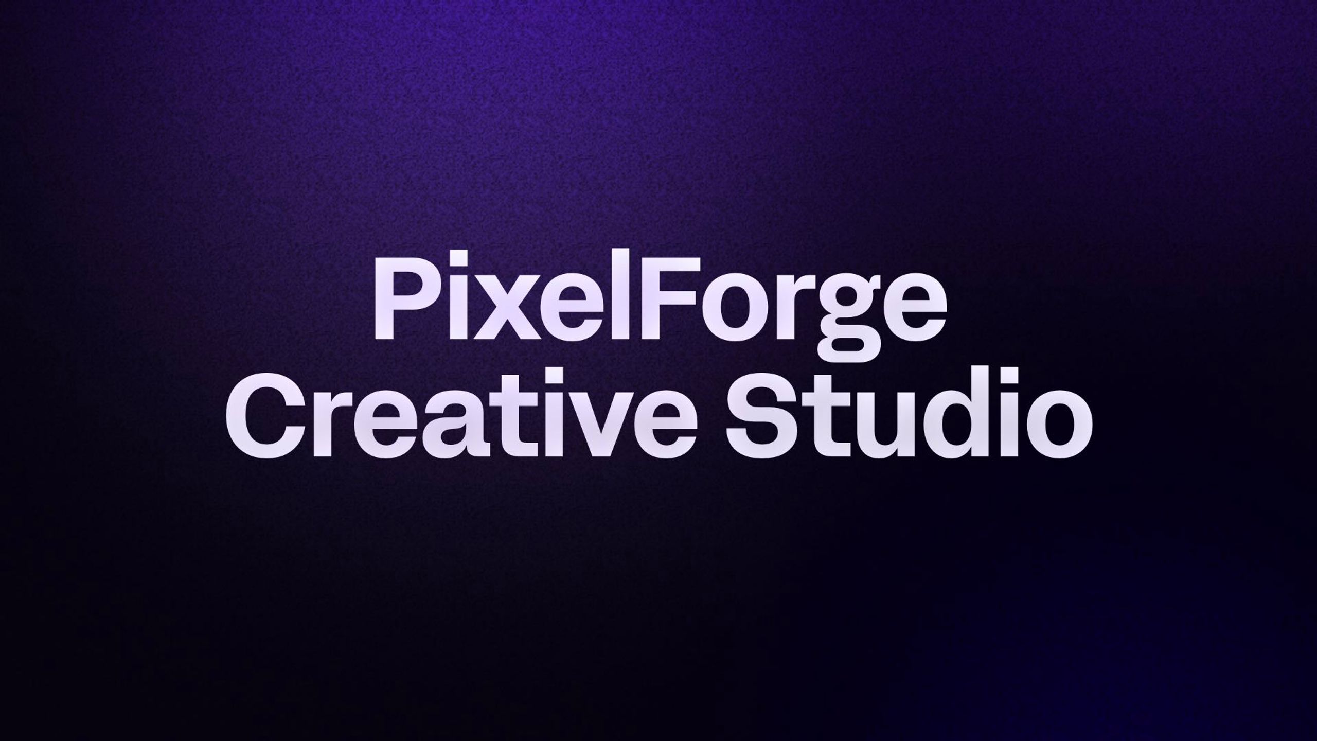 PixelForge Creative Studio