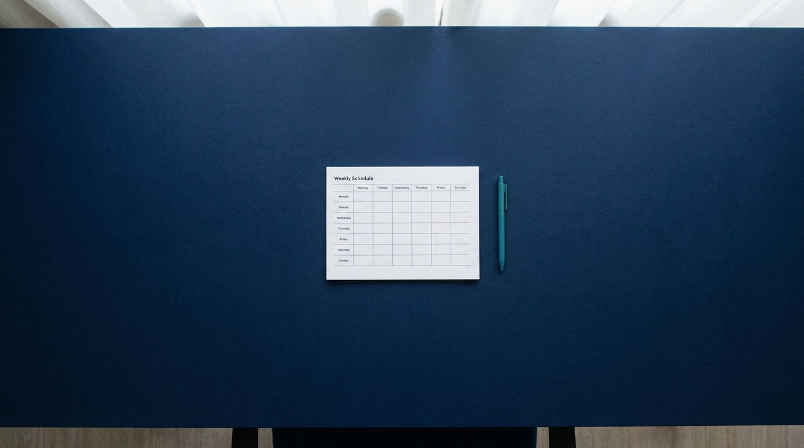 Weekly Schedule Planner
