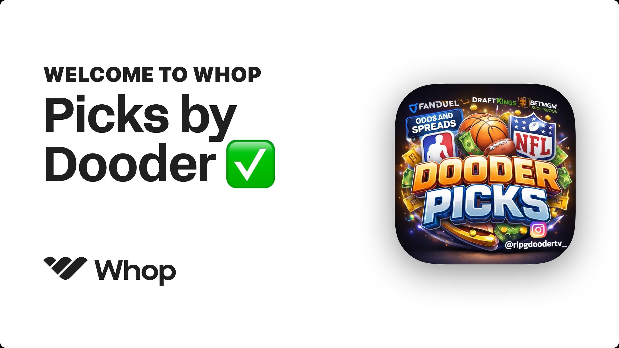 Picks by Dooder ✅