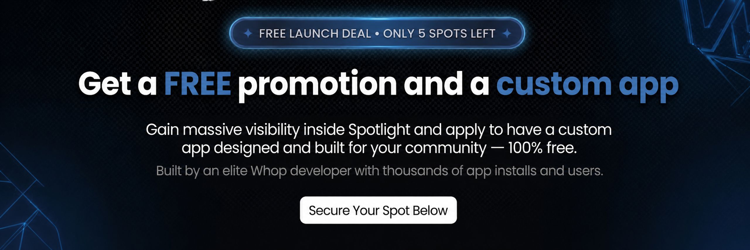 Spotlight: Custom Apps & Promos