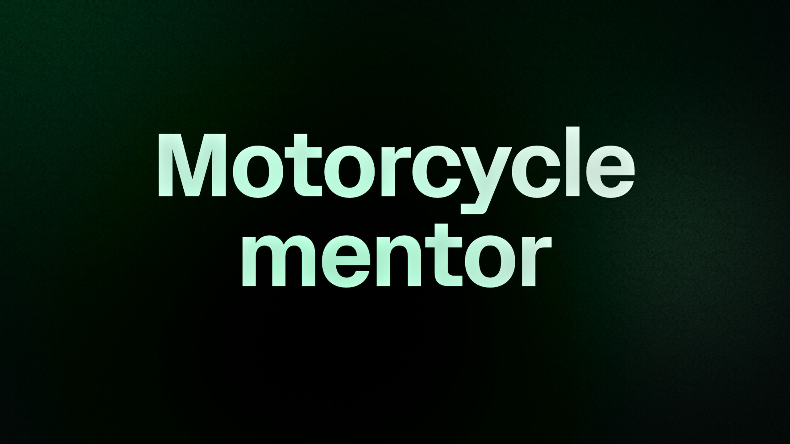 Motorcycle mentor 