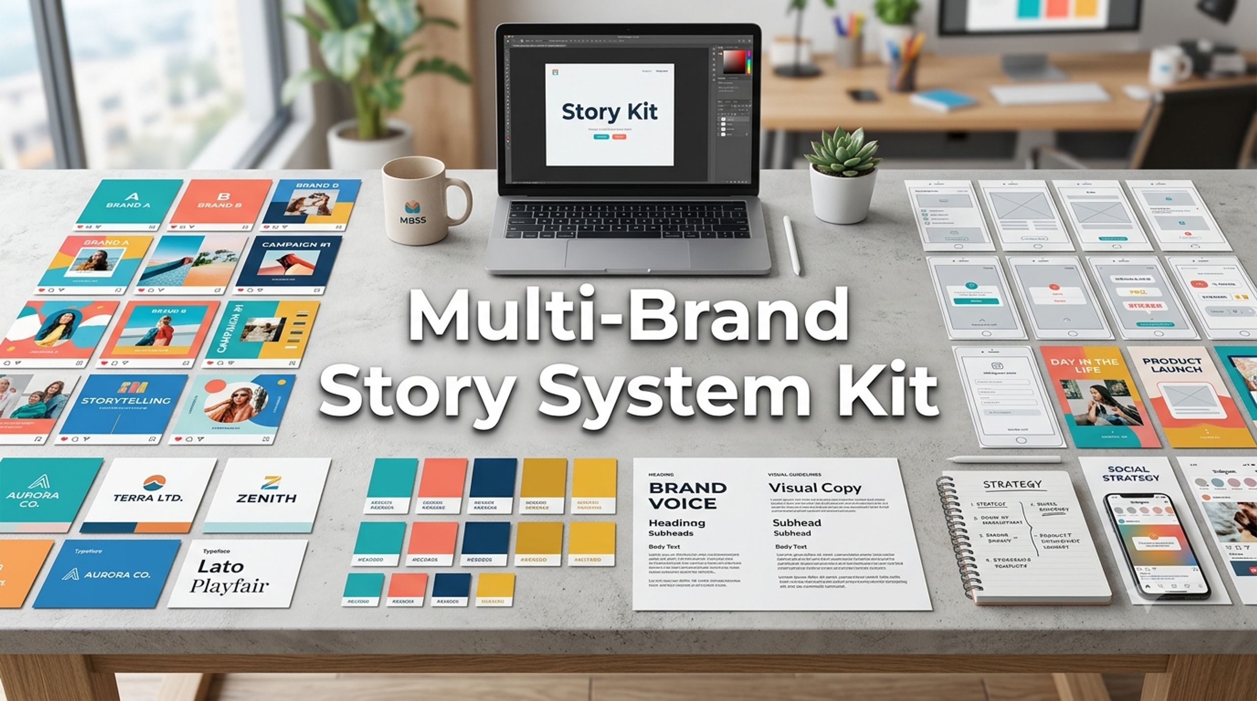 Canva Story Template System for Social Media Agencies