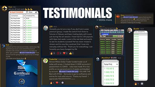 Access to full trading course, livestream, and Premium Private Chat 