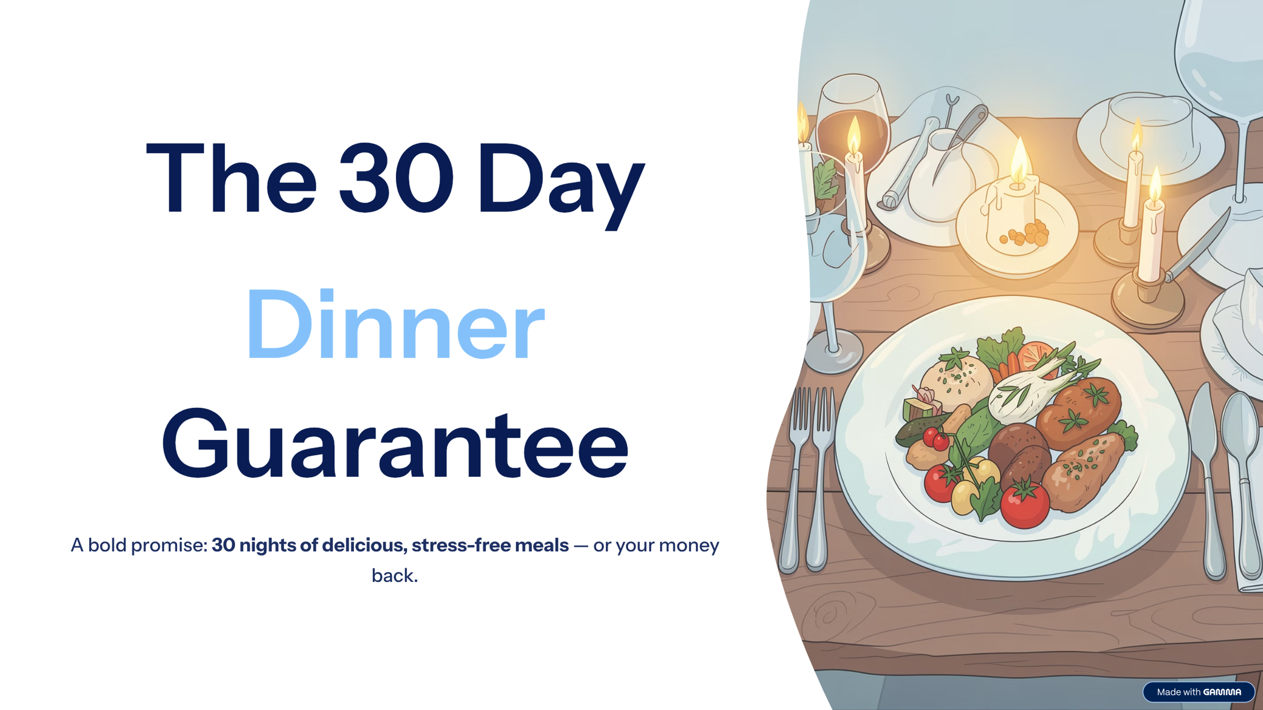 The 30 Day Dinner Guarantee