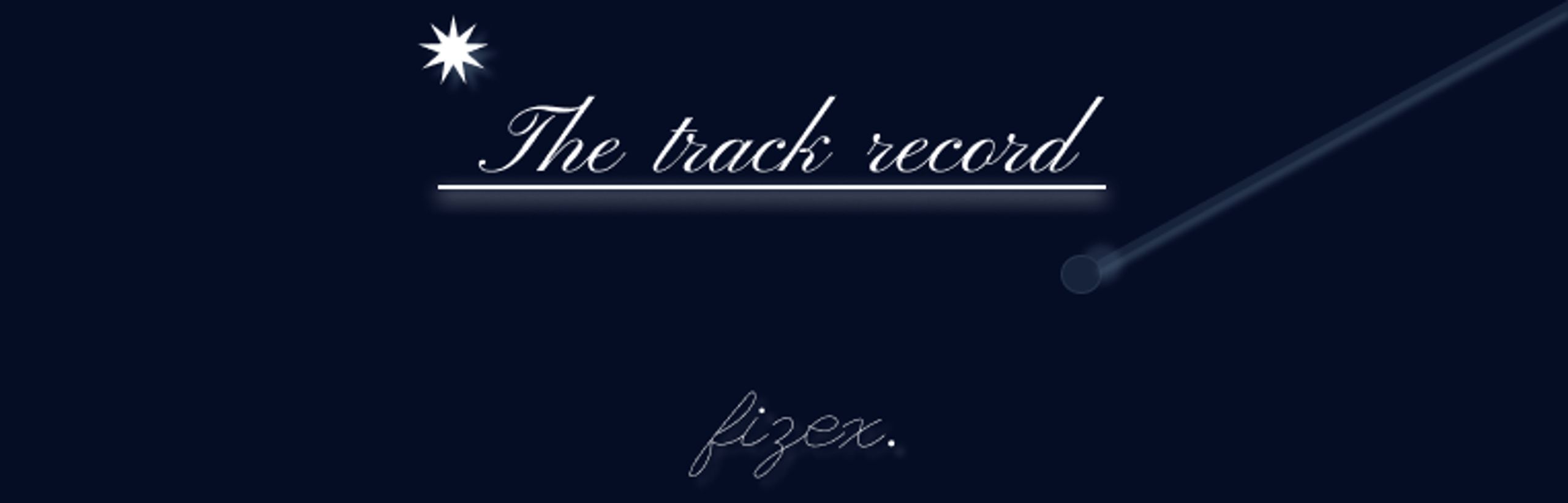 Track record by fizex.