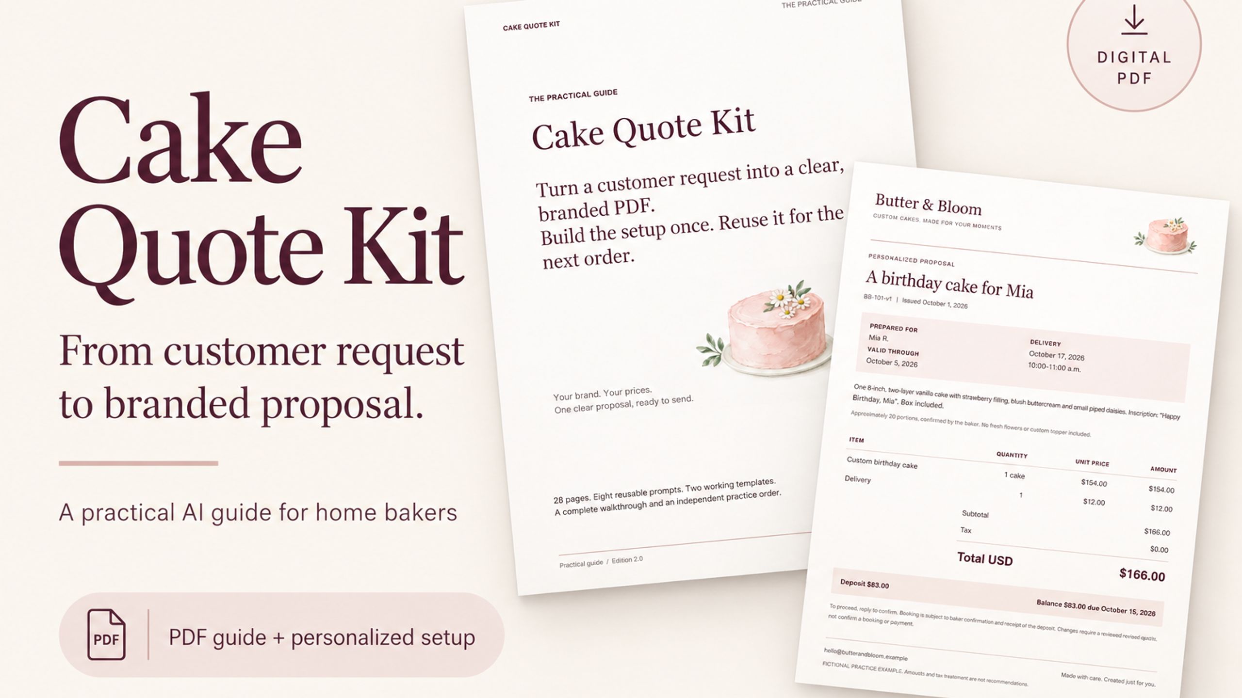 Cake Quote