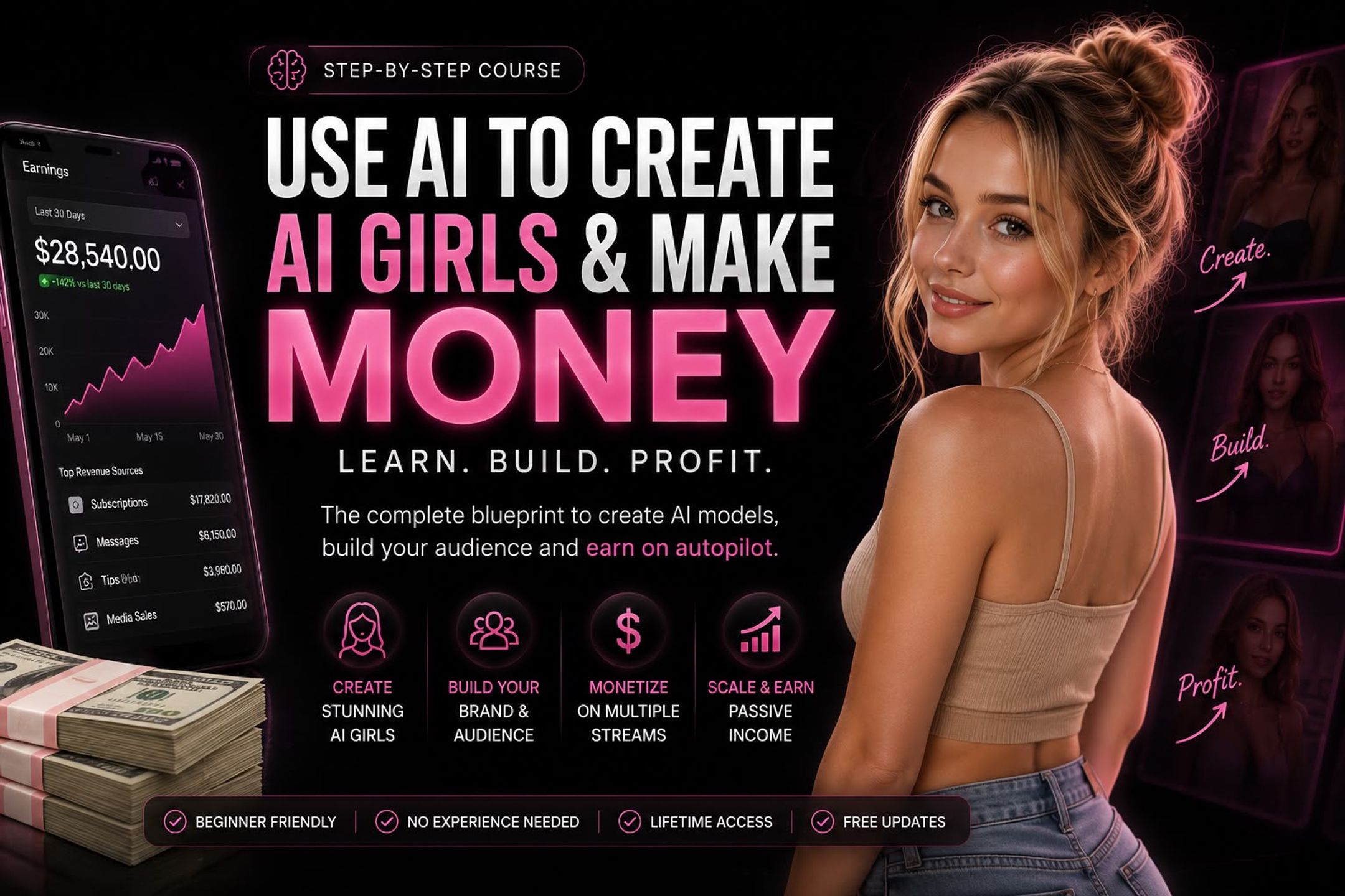 Milo's faceless Ai course