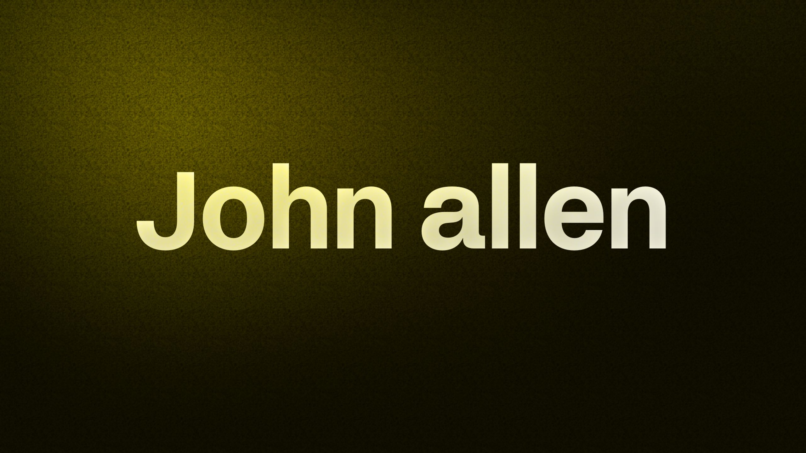 John allen