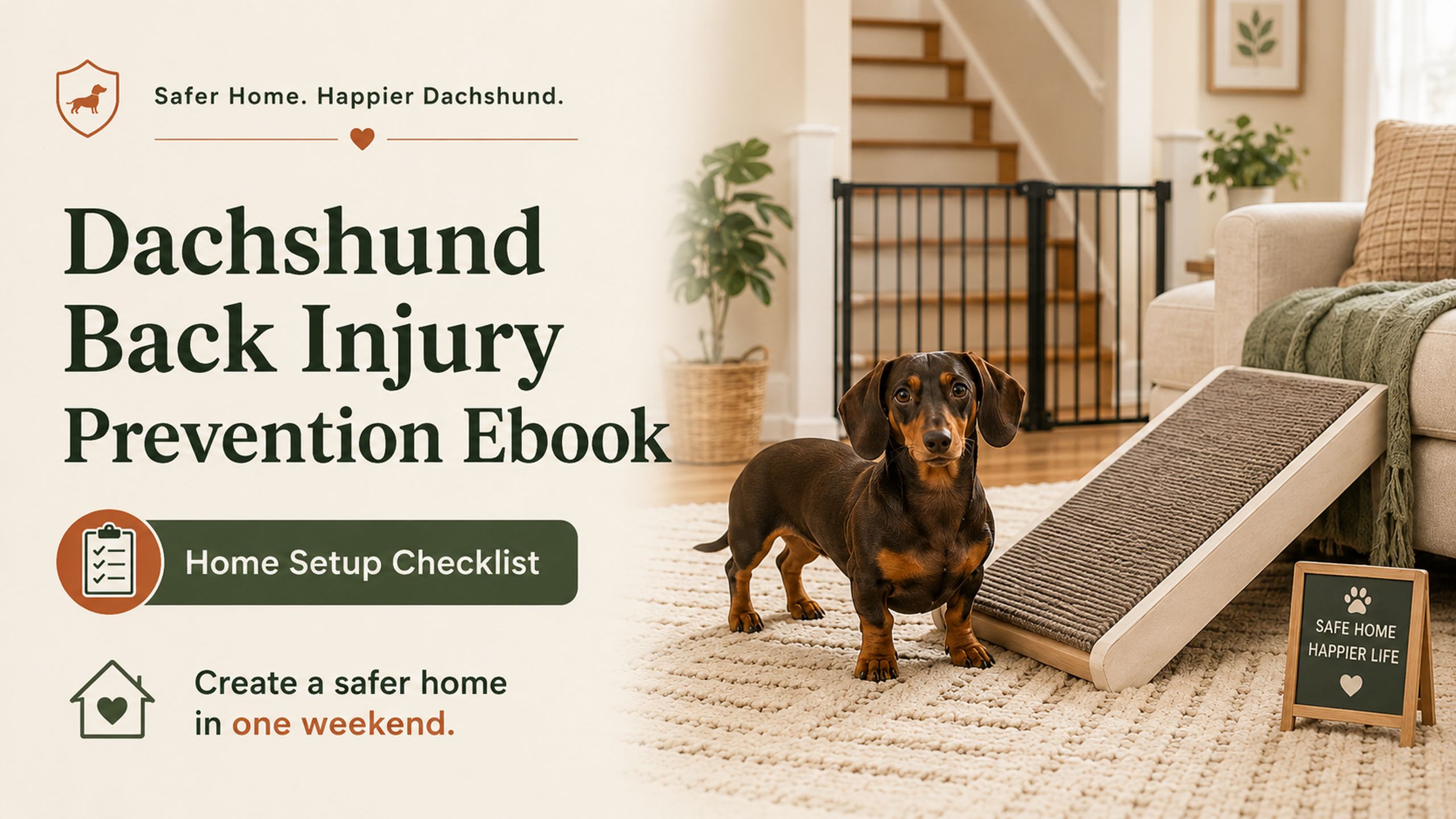 Dachshund Back Injury Prevention Ebook