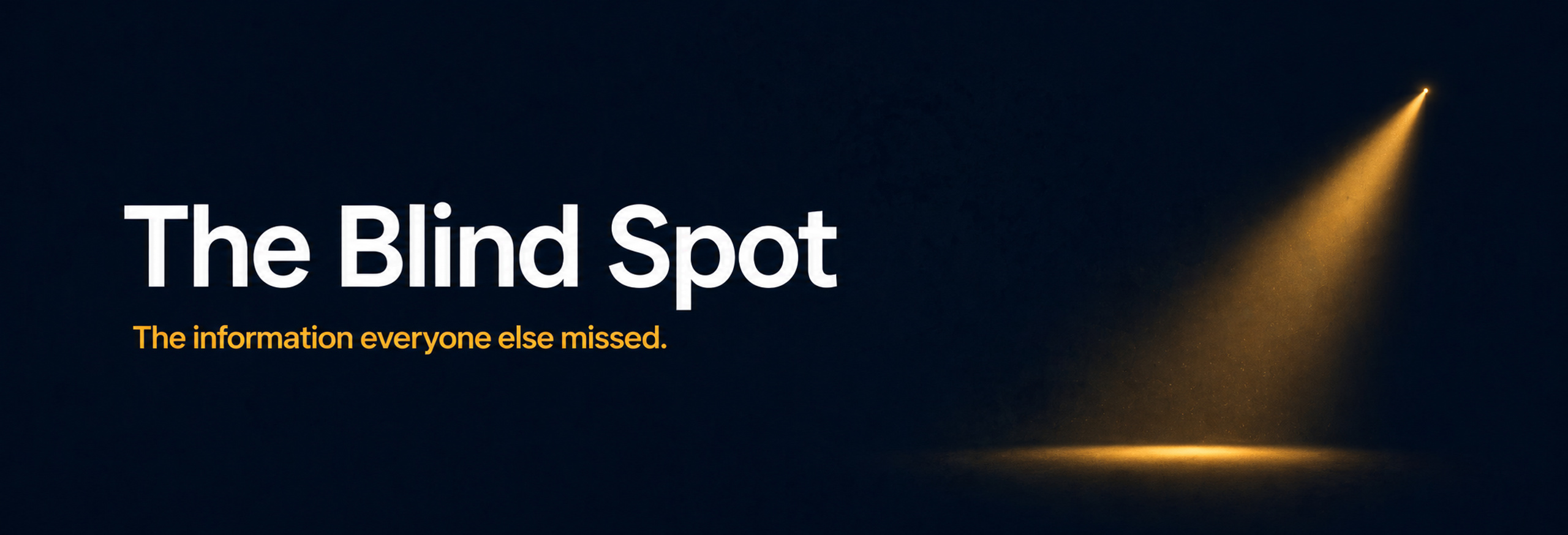 The Blind Spot