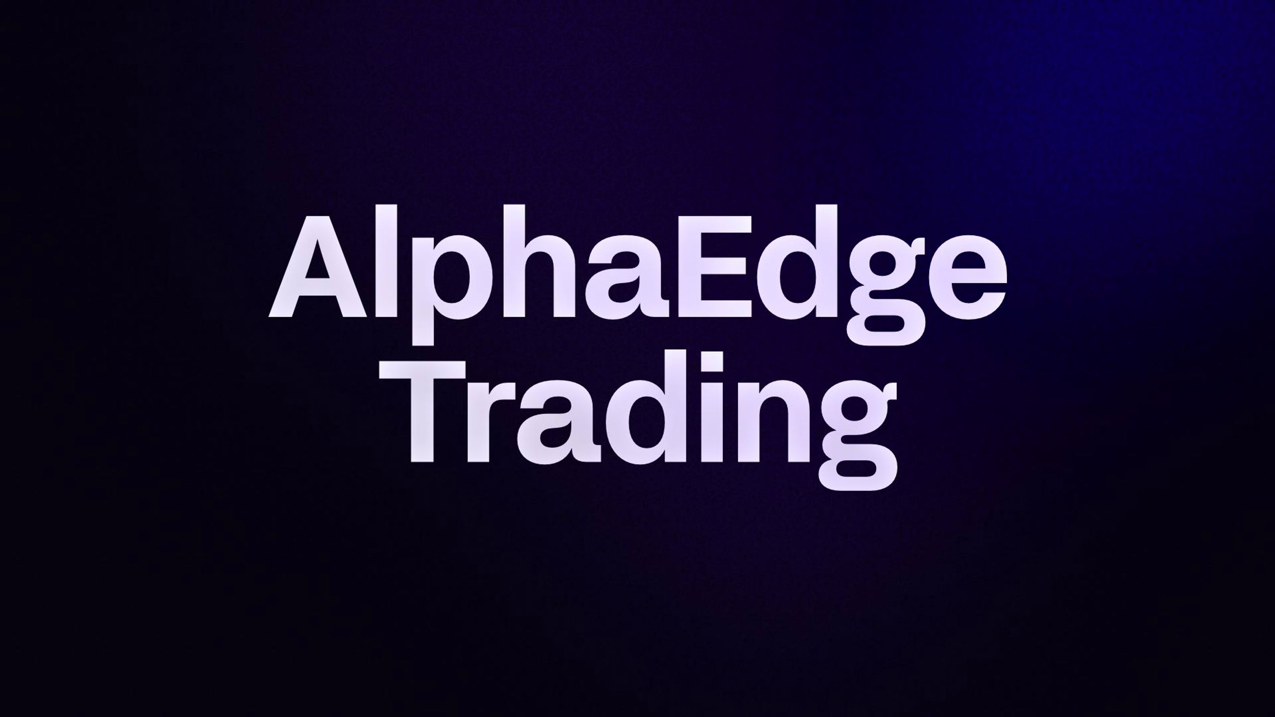AlphaEdge Trading 