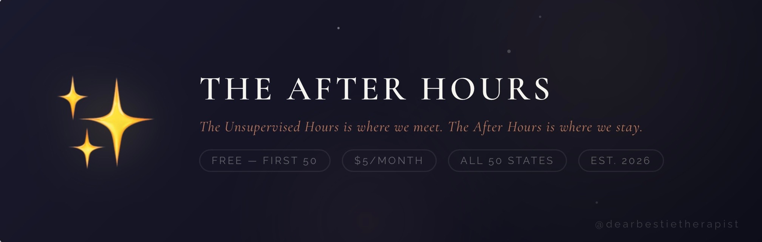 The After Hours ✨
