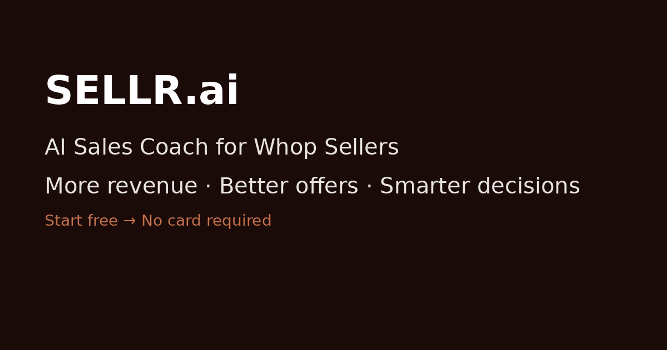 SELLR.ai