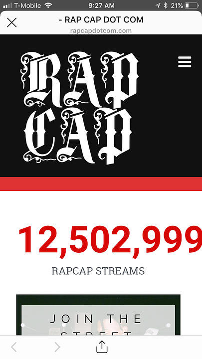 RAPCAP RECORDS & PROMOTIONS