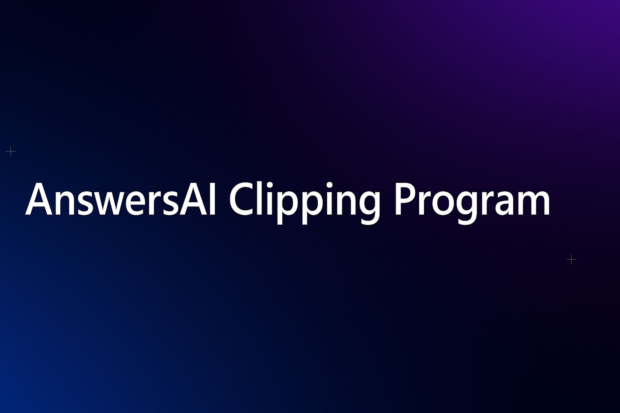 AnswersAI Clipping Program 