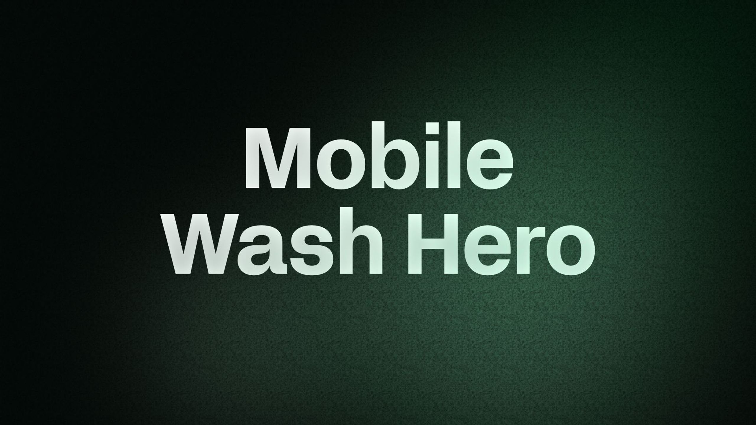 Mobile Wash Hero 