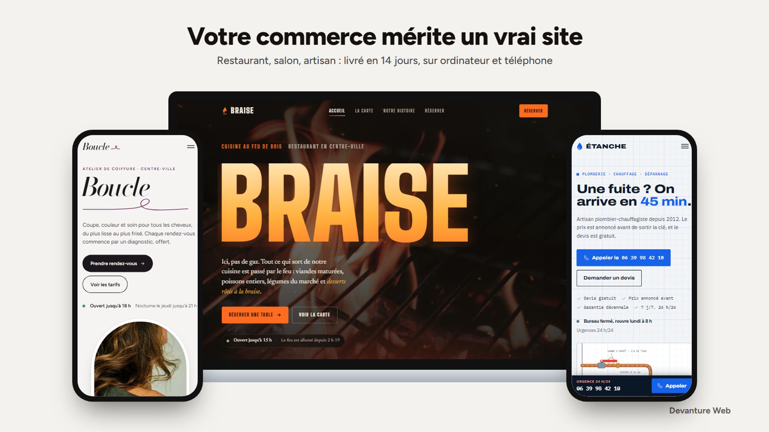 Devanture Web