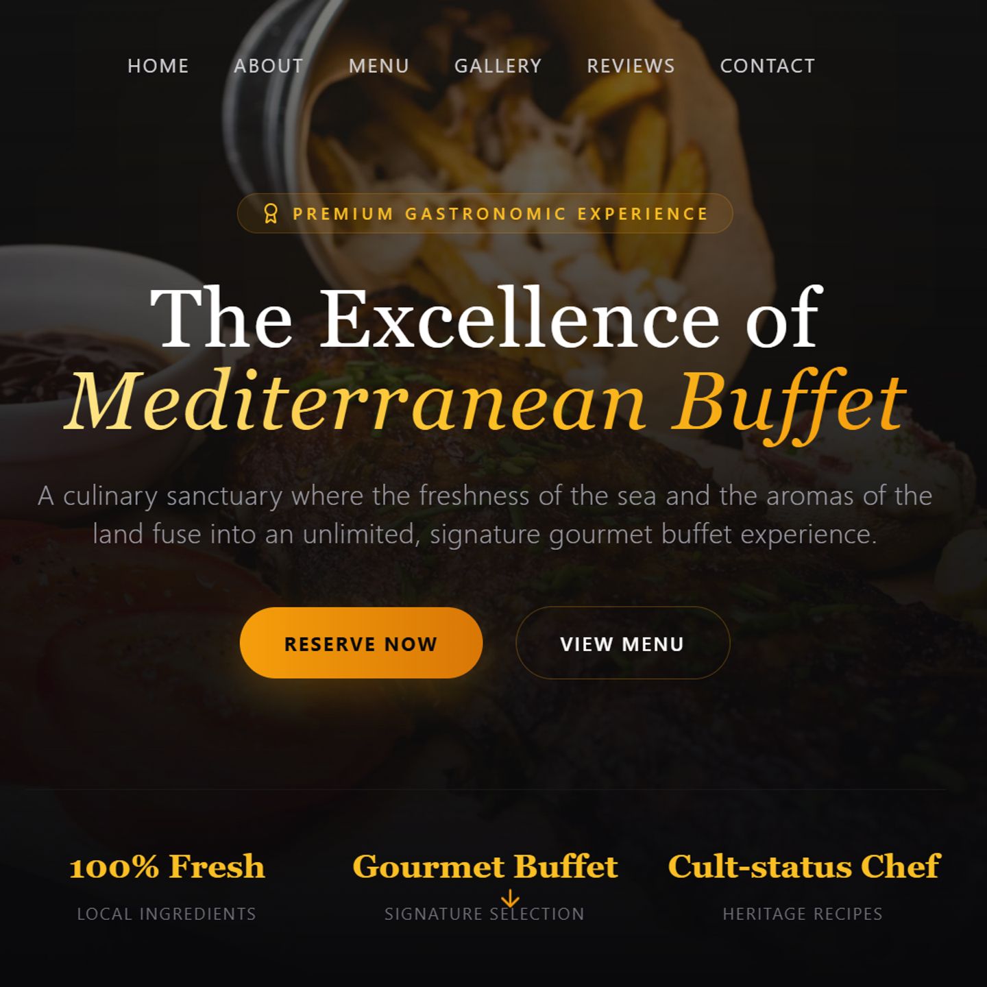 Aura · React Restaurant Template