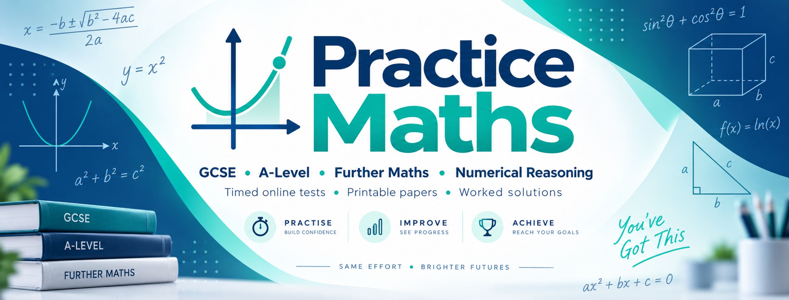 Practice Maths for Secondary and High Schools