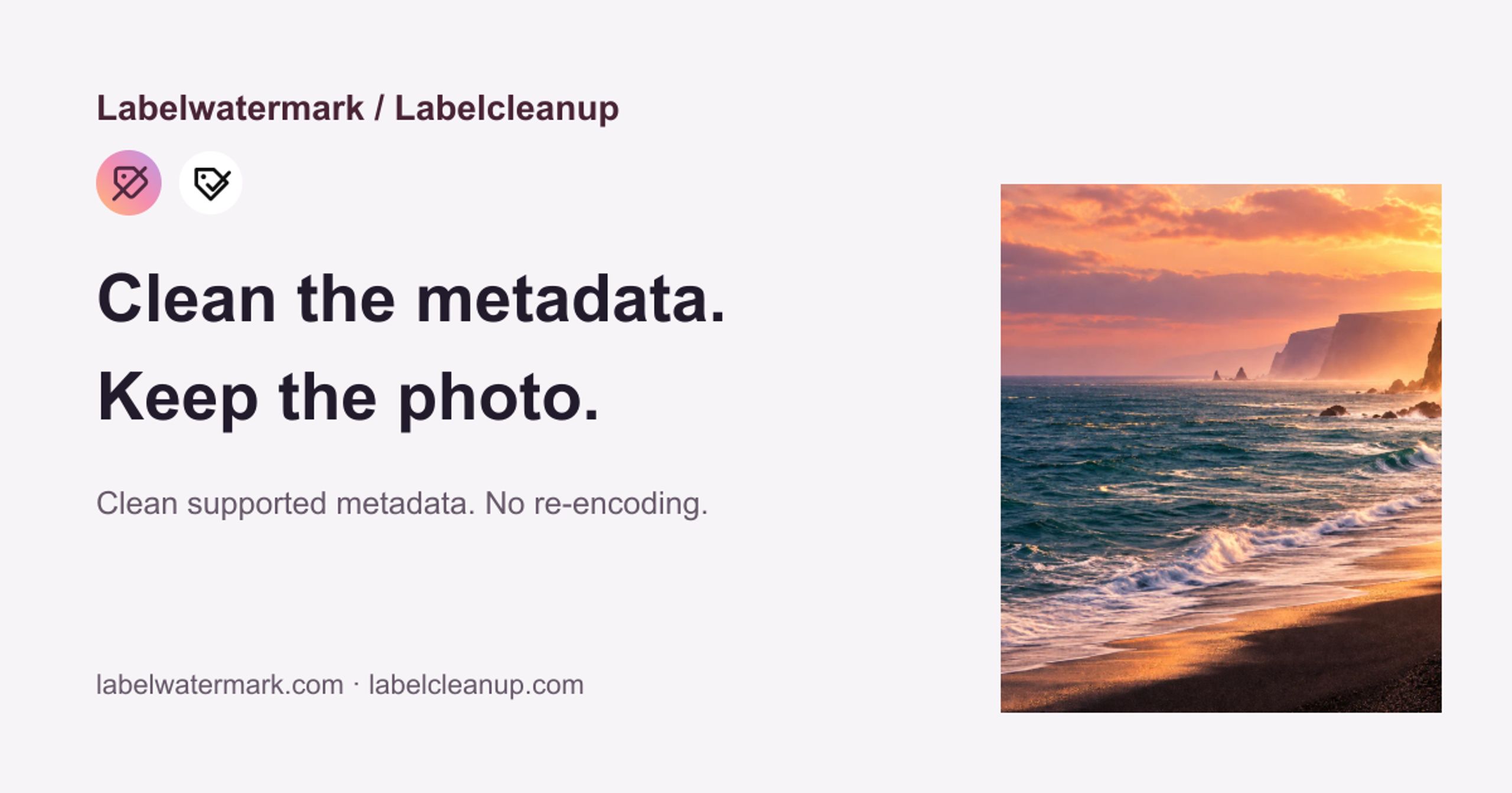 Labelwatermark / Labelcleanup
