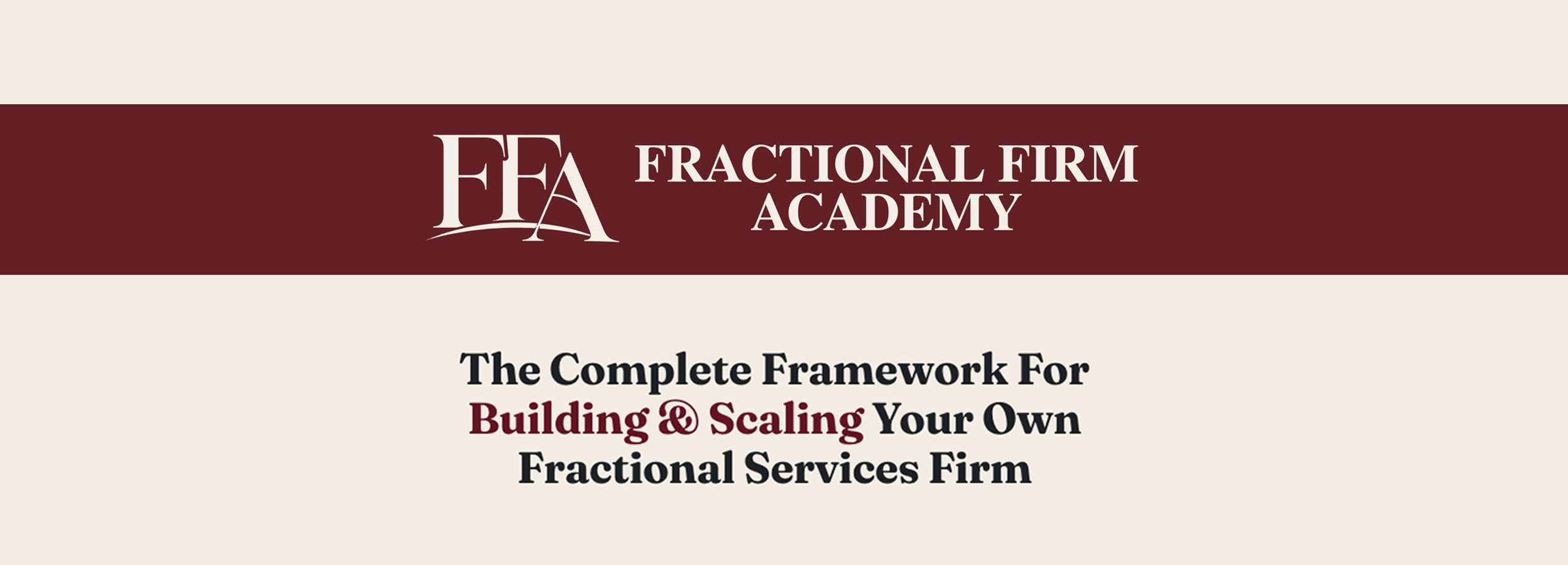 Fractional Firm Academy