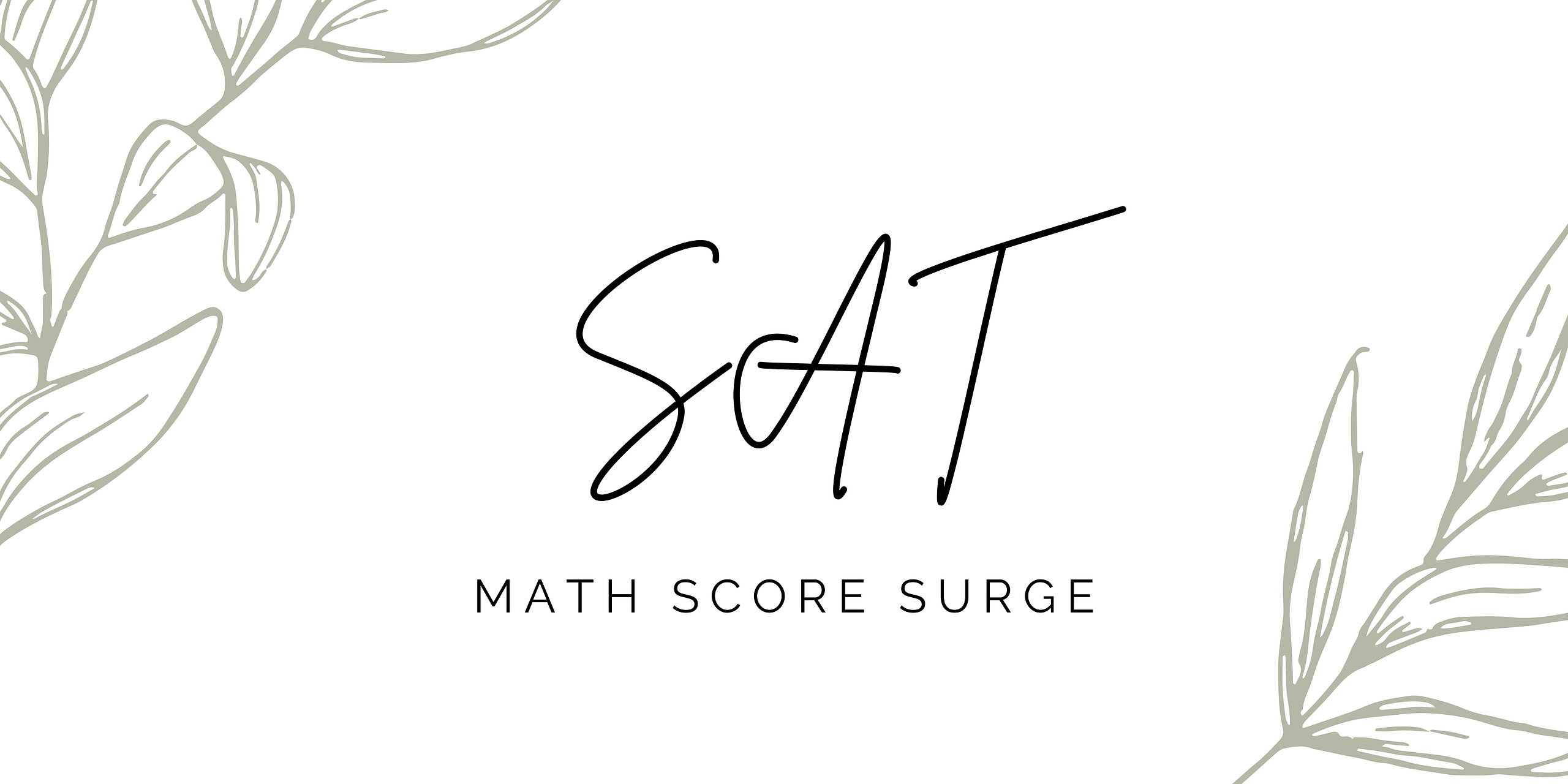 SAT Math Score Surge