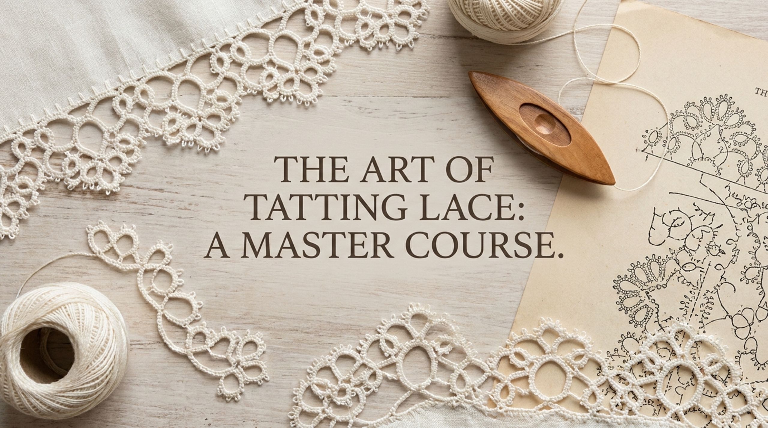 Tatting Shuttle Join & Picot Spacing Masterclass