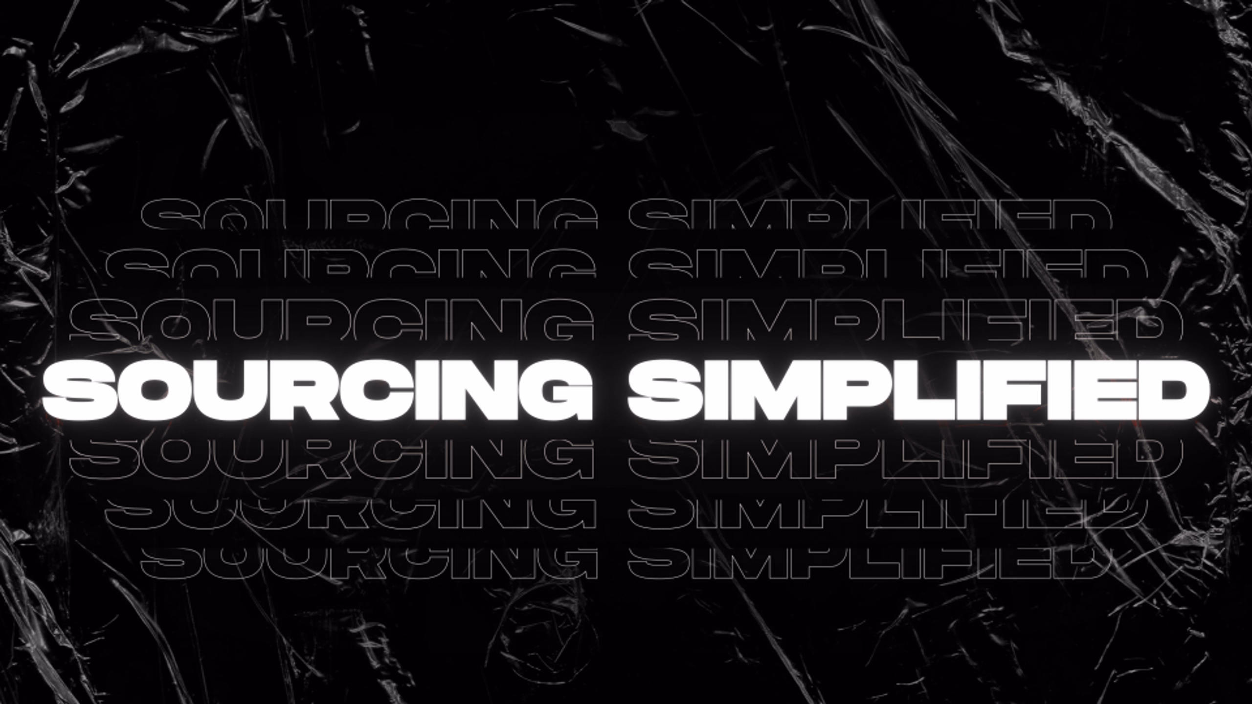 Sourcing Simplified