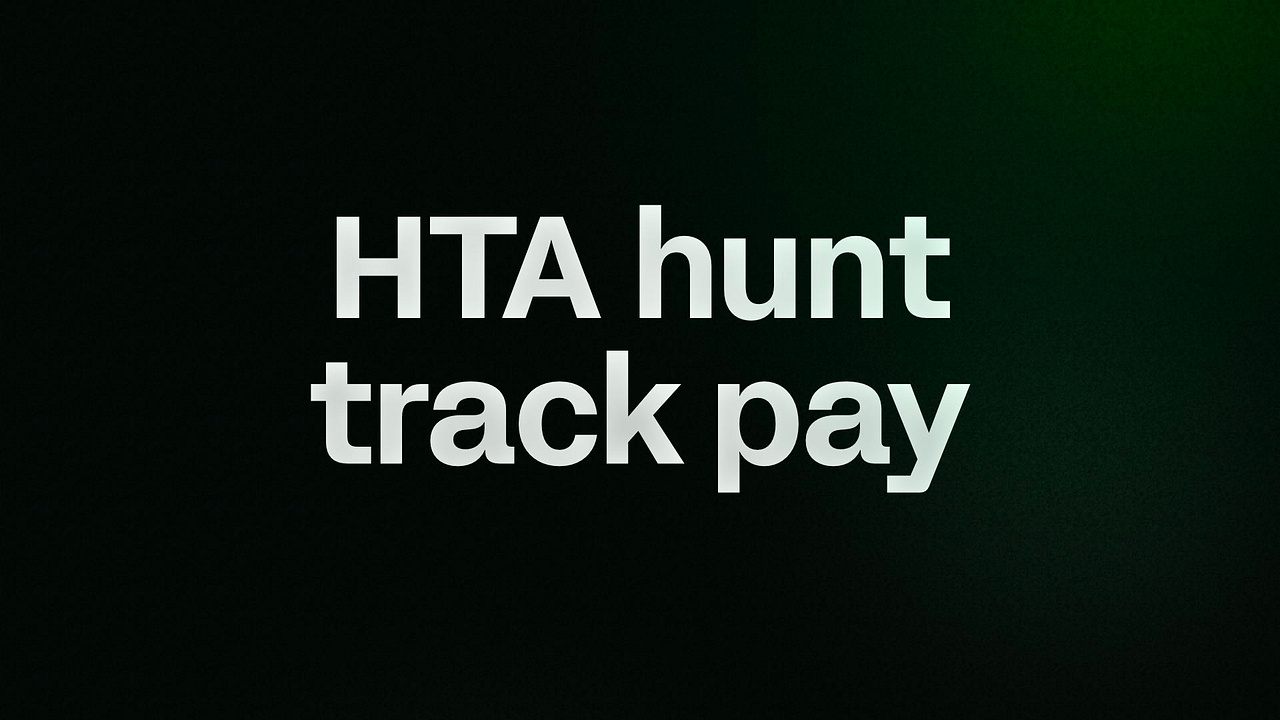 HTA hunt track pay 
