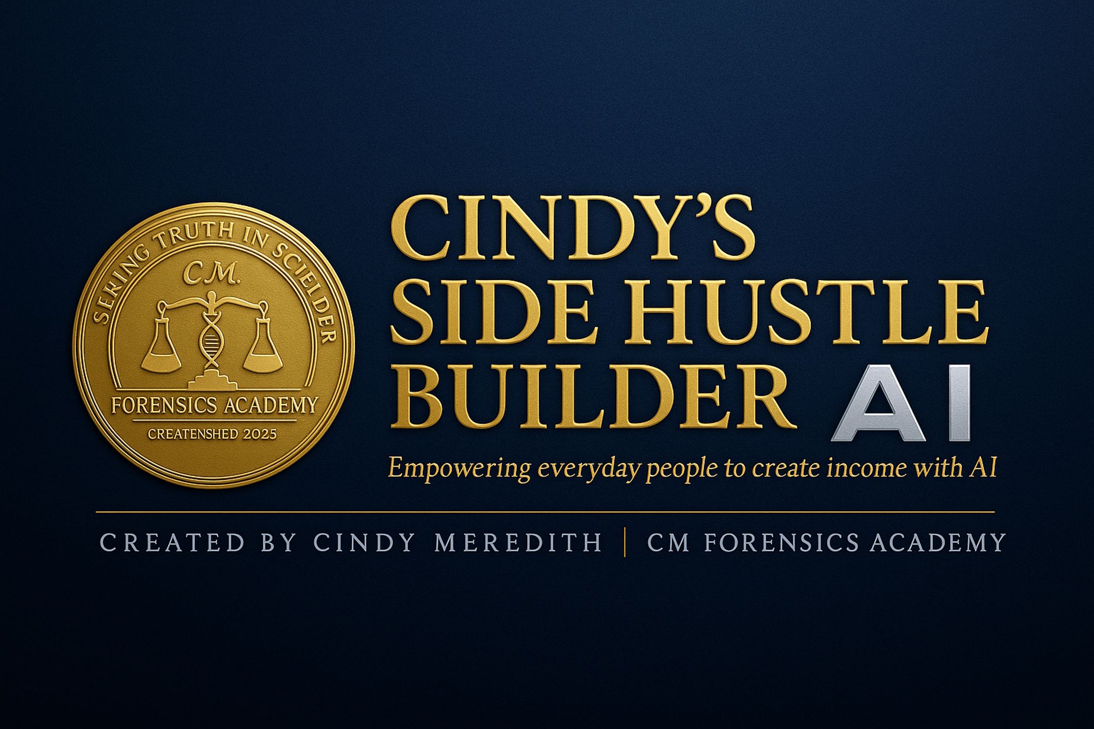 Cindy's Side Hustle with AI