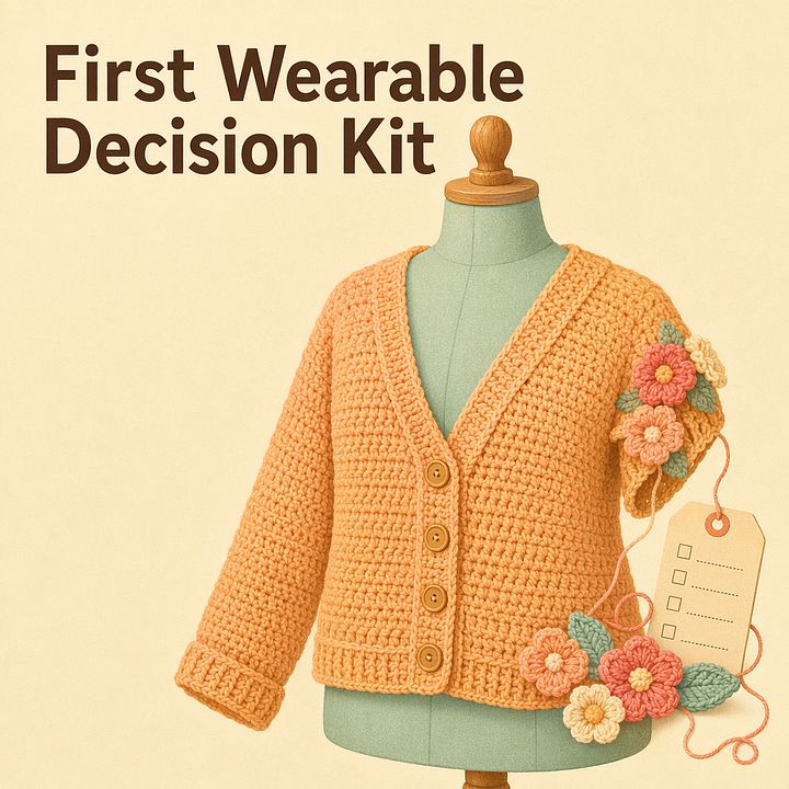 First Wearable Crochet Project Worksheet