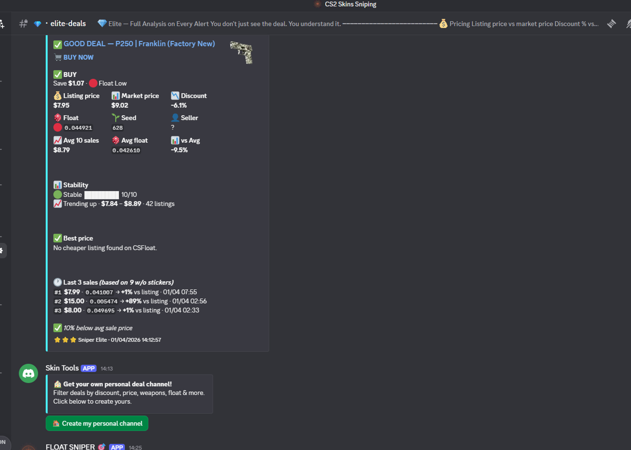 CS2 Skins Bot