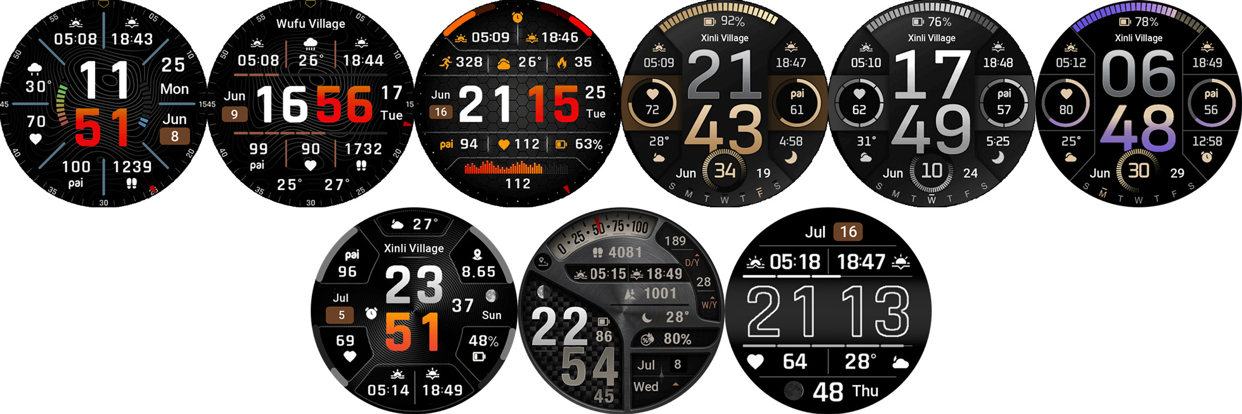 Matthew's Zepp WatchFaces