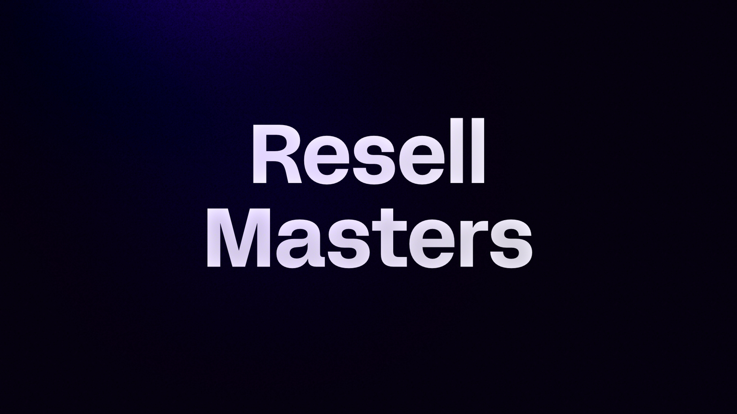 Resell Masters